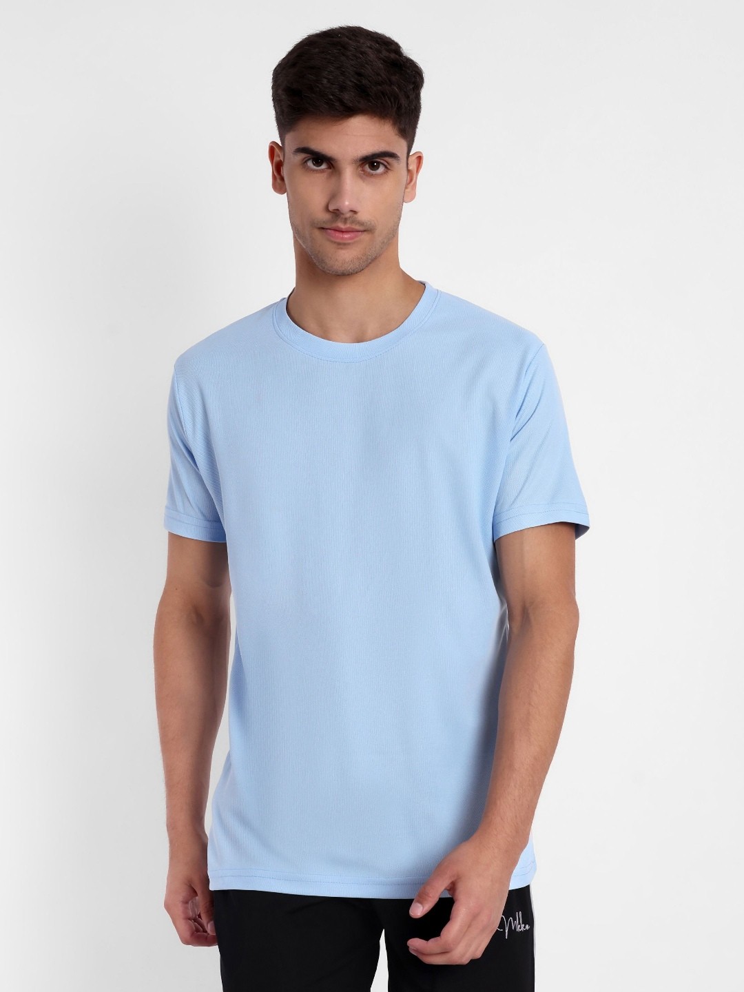Moda Rapido Men Solid Round Neck T-shirt