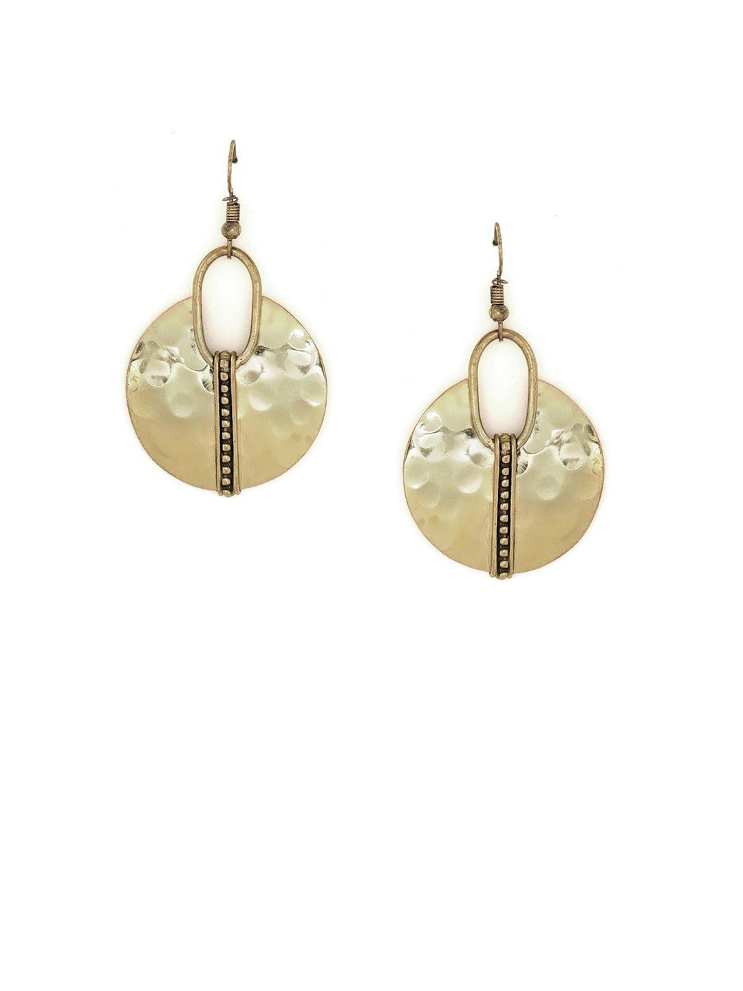

RICHEERA Contemporary Drop Earrings, Gold