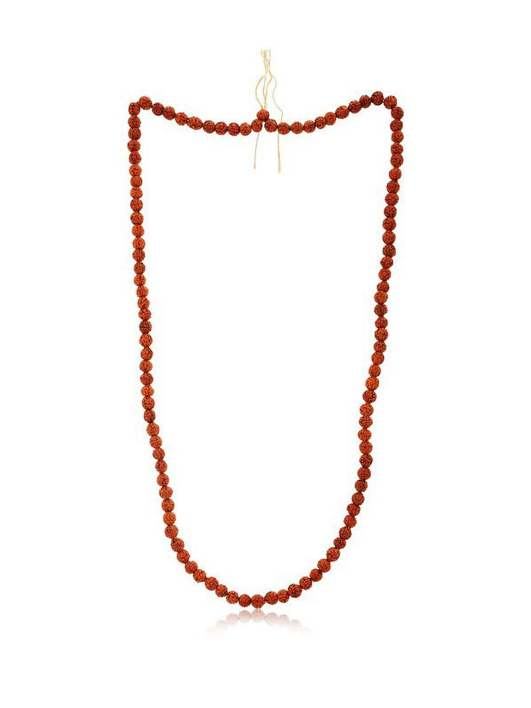 

kesar zems Unisex Rudraksh Chain, Brown