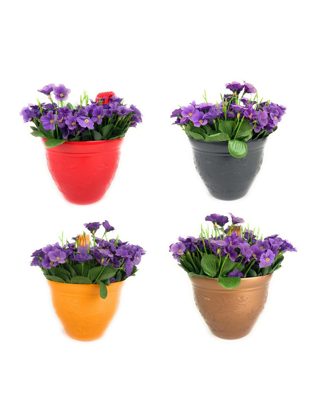 

Hook Railing Planter Hanging Pots for Plant, Multi