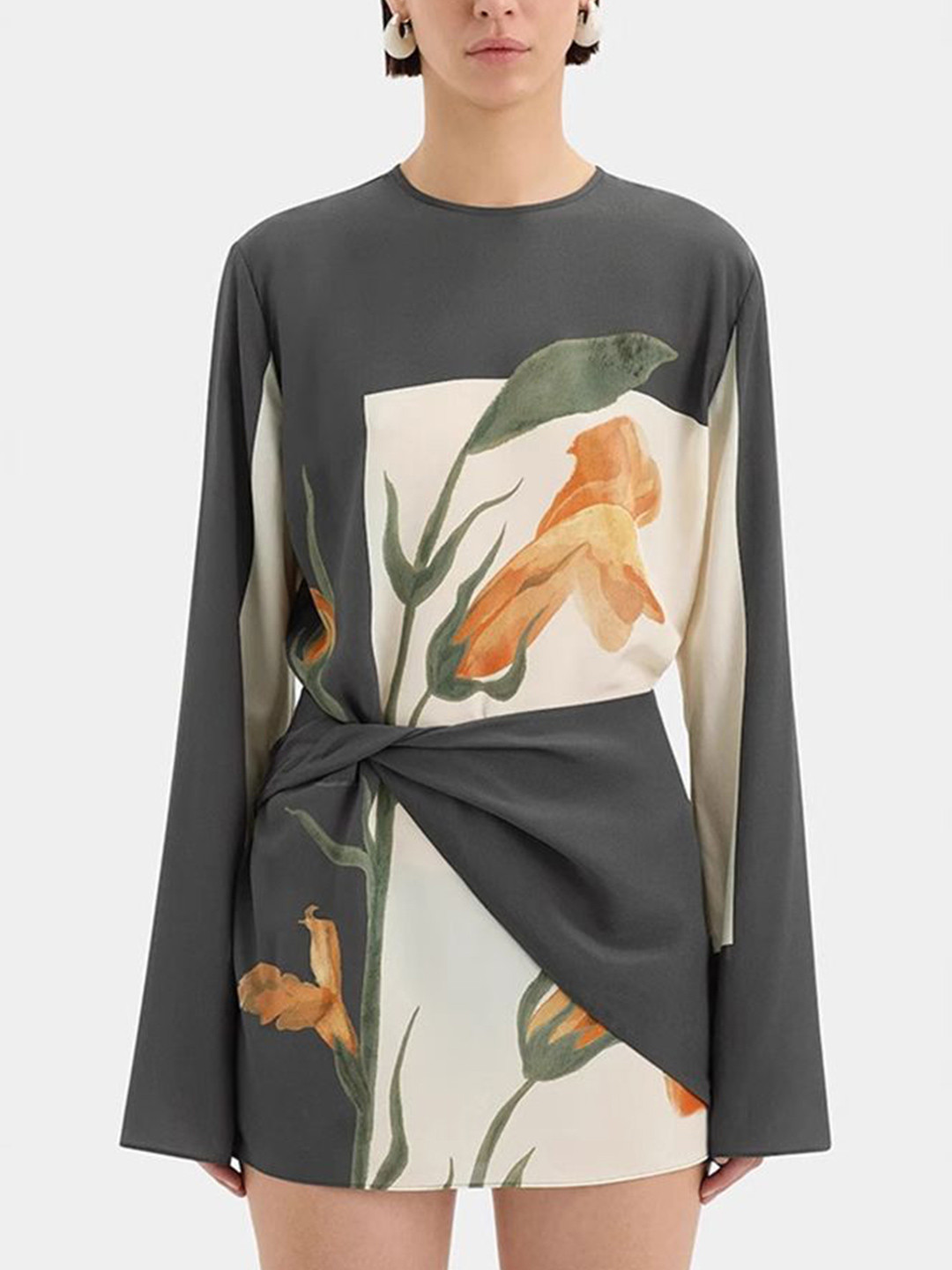 StyleCast x Revolte Floral Printed Sheath Mini Dress