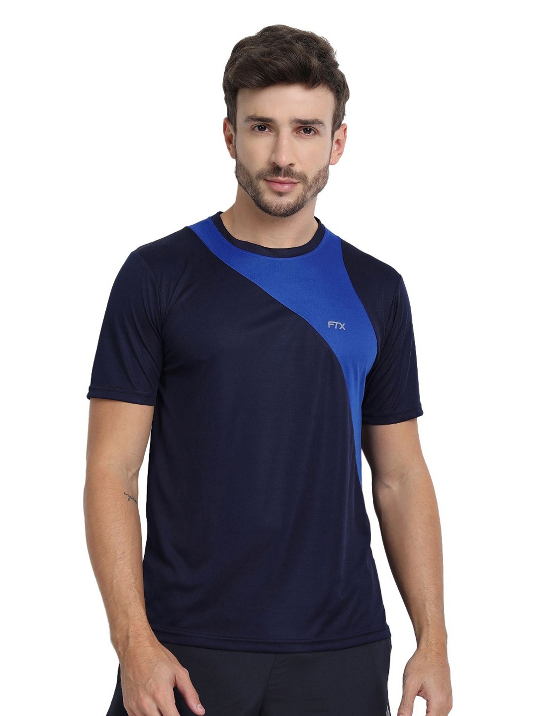 FTX Colourblocked Round Neck Outdoor Sports Tshirt