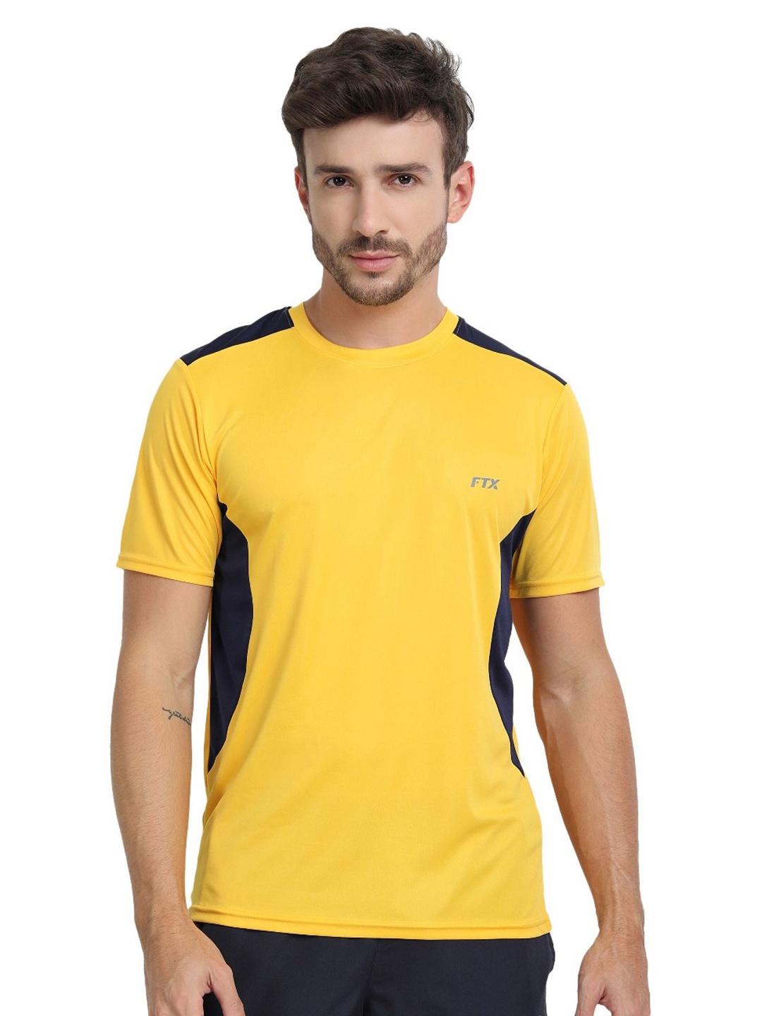 FTX Men Colourblocked T-shirt