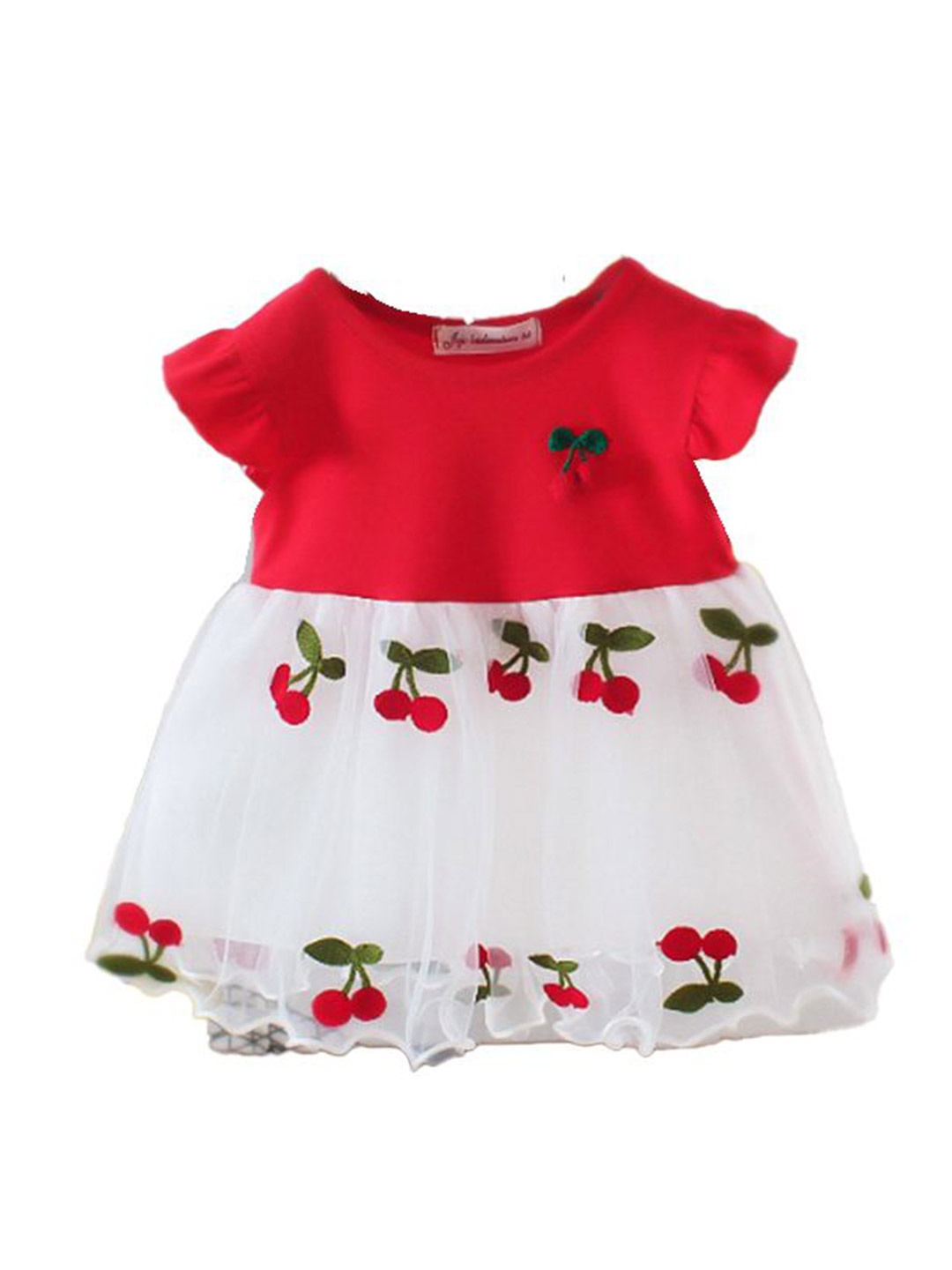 

StyleCast x Revolte Colourblocked A-Line Dress, Red