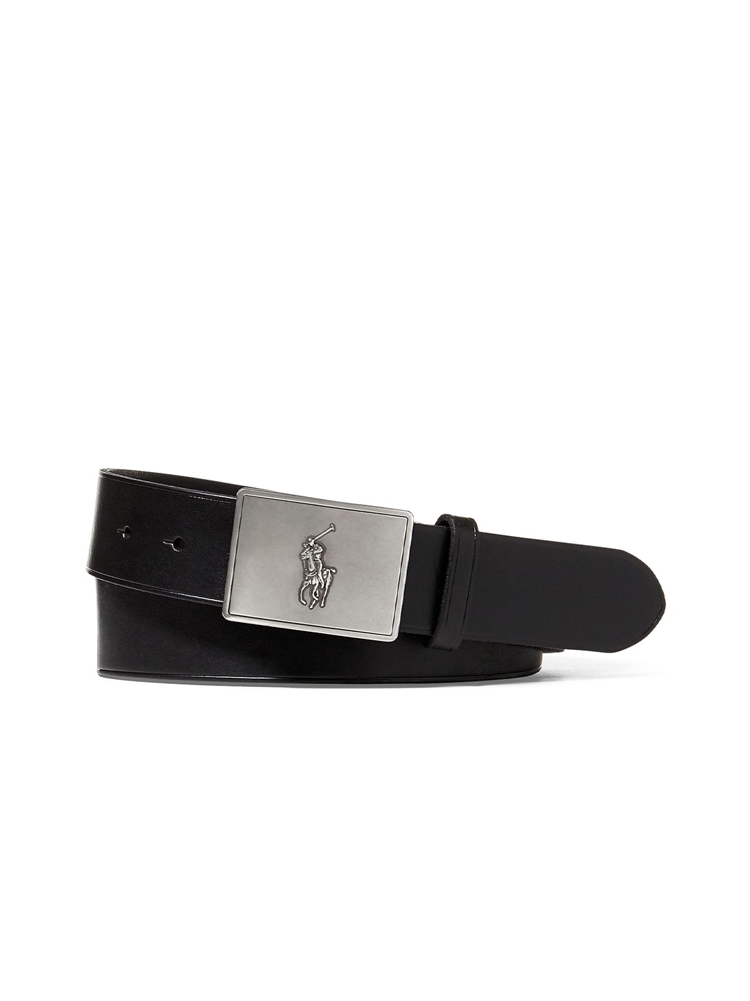 

Polo Ralph Lauren Men Pony Plaque Leather Belt, Black