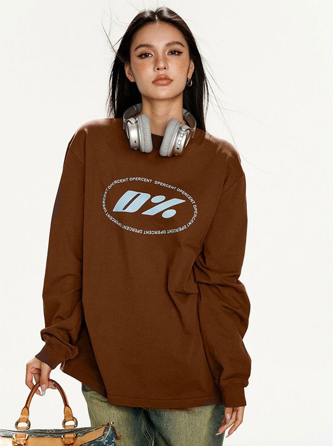 

LULU & SKY Cotton Top, Brown