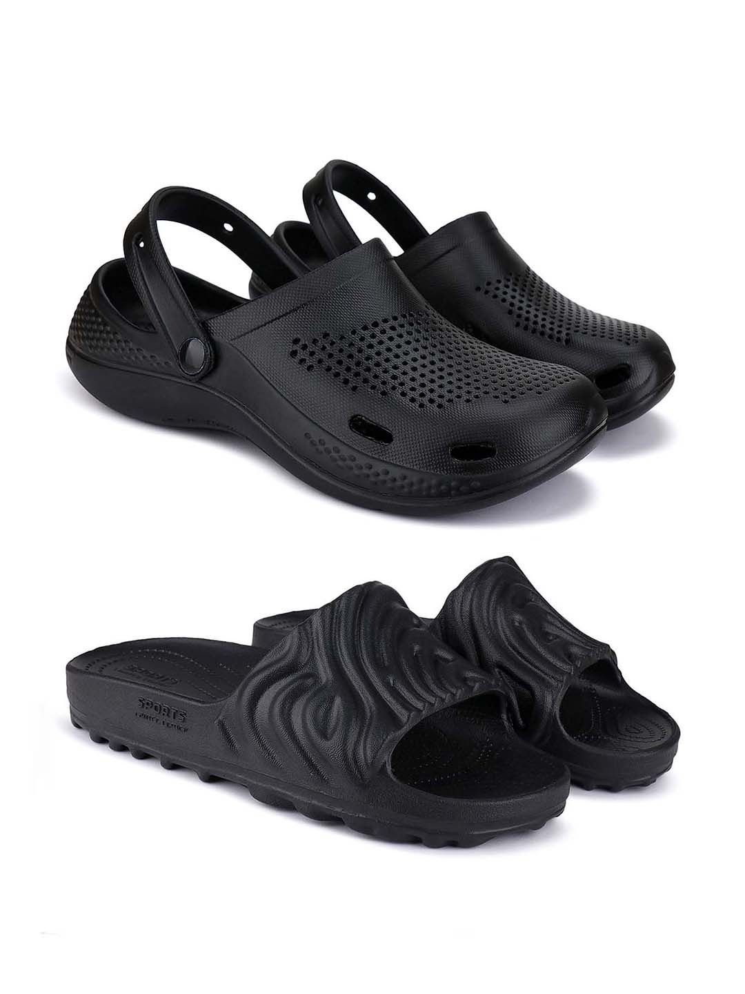 

BERSACHE Men Slip-On, Black