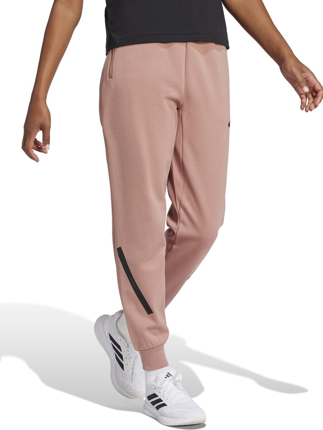 

ADIDAS Originals Men Mid-Rise Joggers, Pink