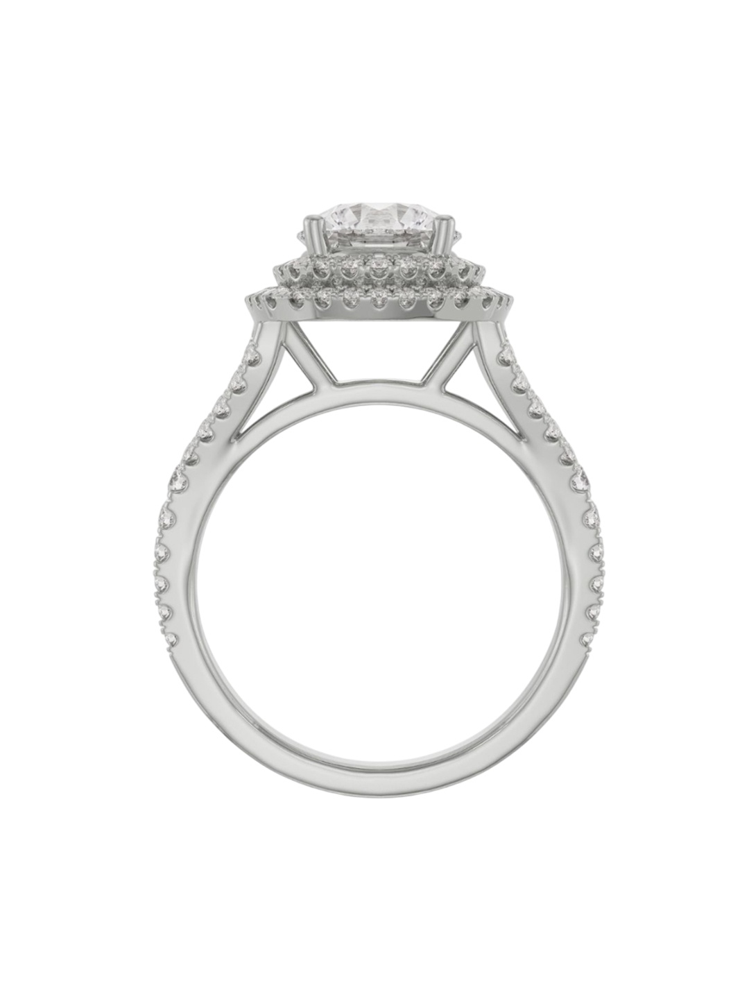 

Emori Duo Band Halo Ring, White