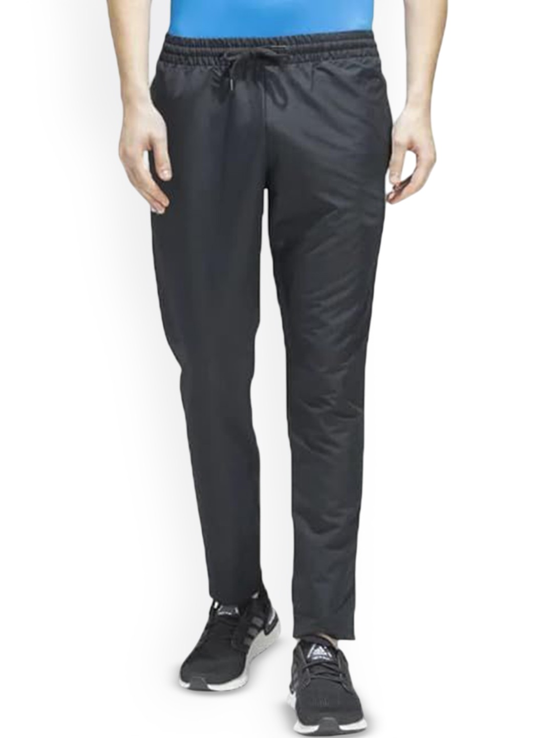 

BAESD Men Straight Fit Mid-Rise Track Pant, Black