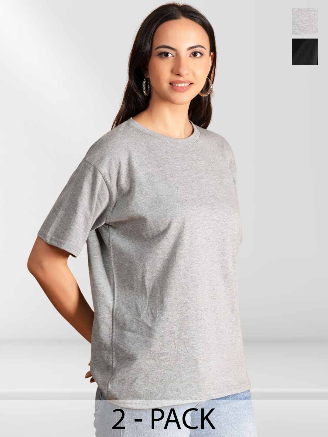 

NEYSA Women 2 Printed Applique T-shirt, Multi