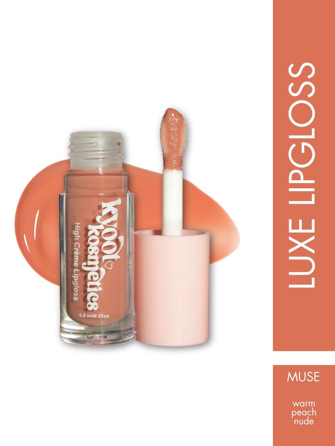 

Kyoot Kosmetics High Creme Lip Gloss- 6.5 ml- Muse, Nude