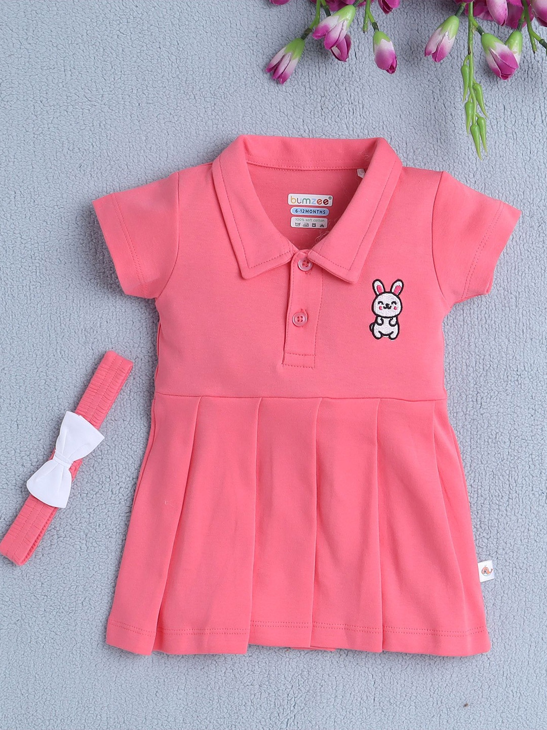 

BUMZEE Animal A-Line Dress, Coral
