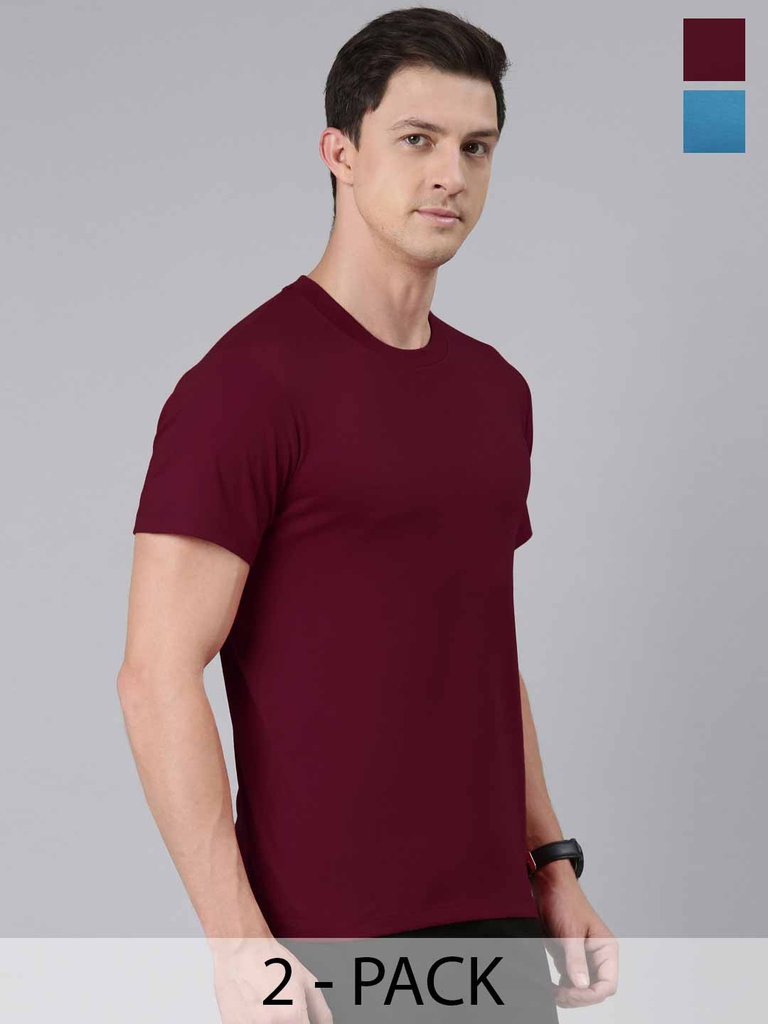

Rupa Jon Men 2 Moisture Wicking Pockets T-shirt, Maroon