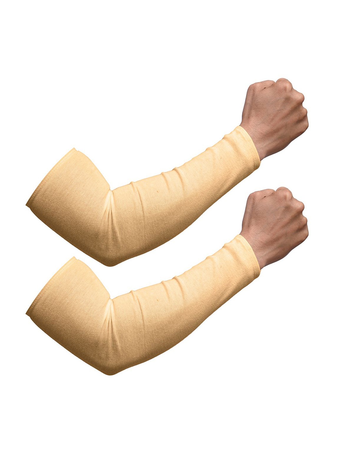 

Kuber Industries Full Arm Sleeves Sports Accessories, Cream