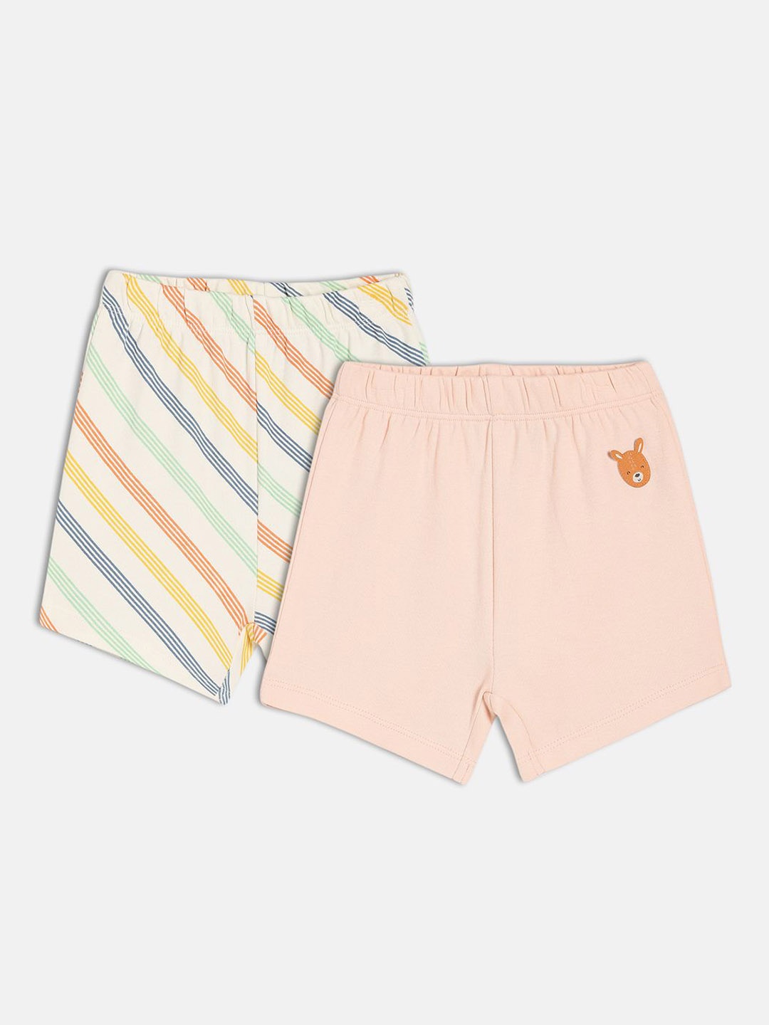 

MINI KLUB Boys Striped Technology Shorts, White