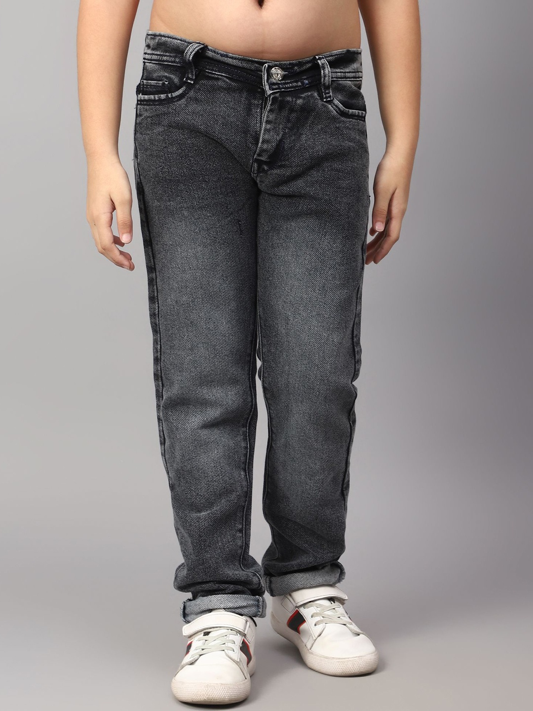 

Killer Boys Low Distress Light Fade Jeans, Grey