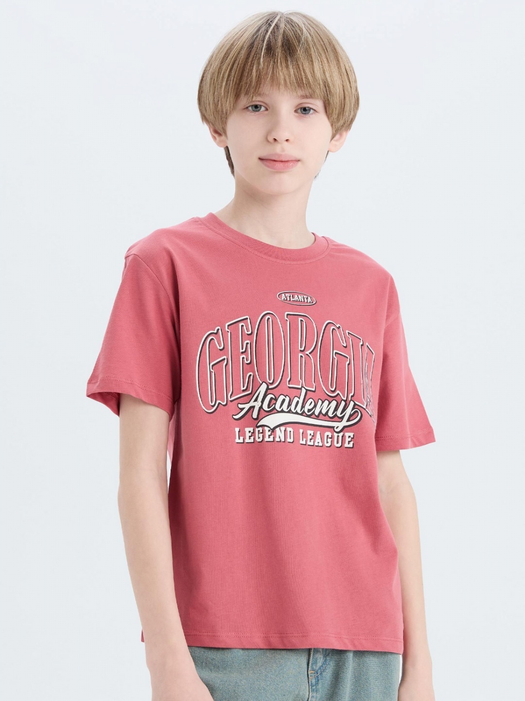 

DeFacto Boys Typography Printed T-shirt, Na