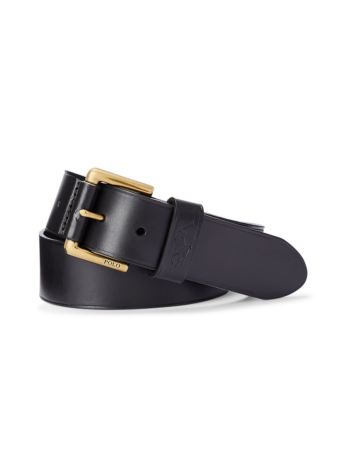 

Polo Ralph Lauren Men Leather Formal Belts, Black