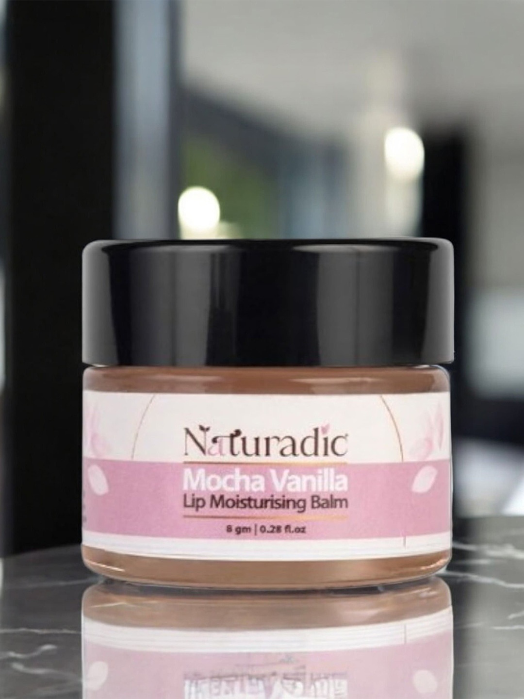 

Naturadic Mocha Vanilla Lip Moisturizing Balm - 8 g, Beige