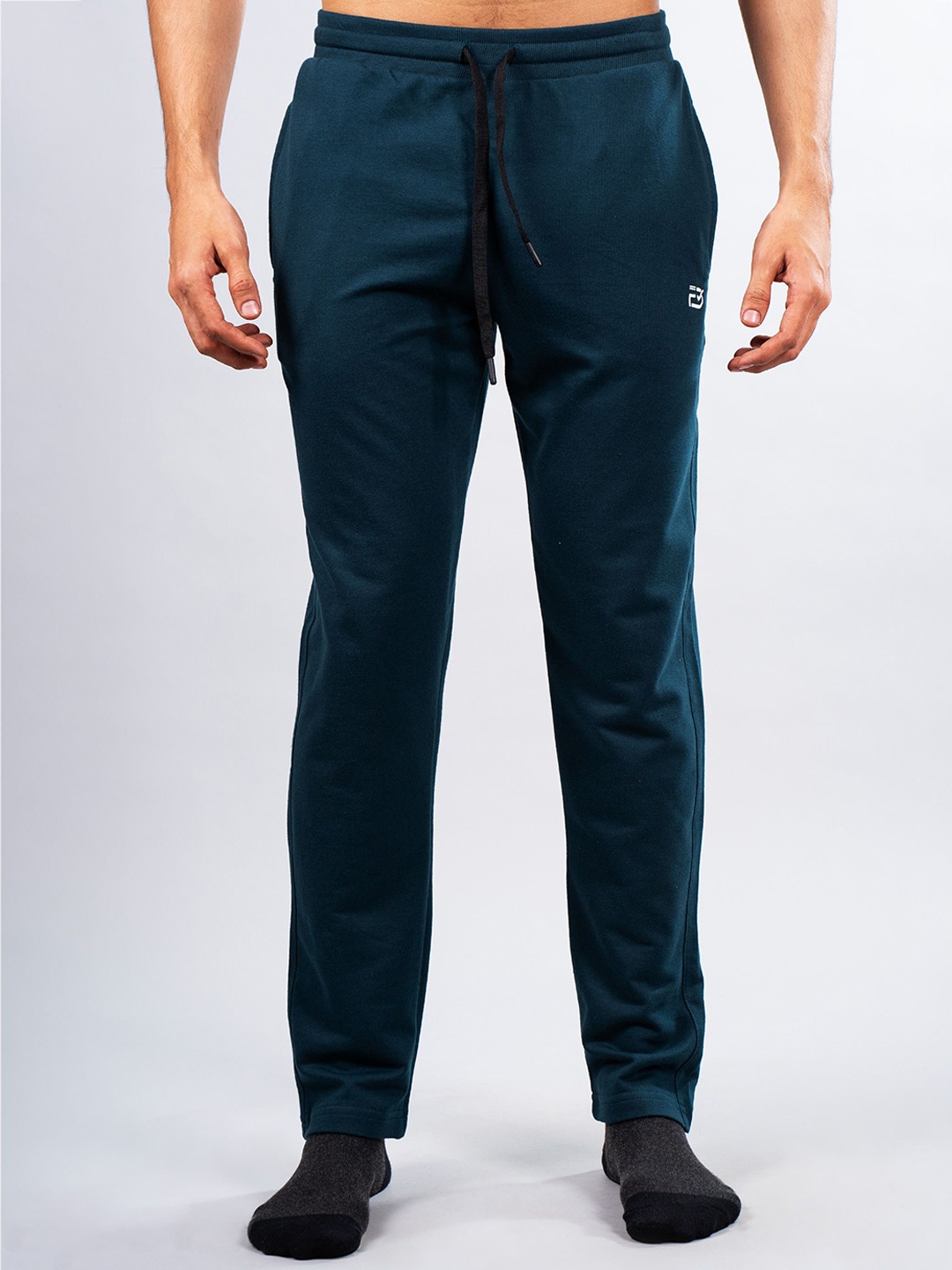 

FABdon Men Mid-Rise Track Pants, Green