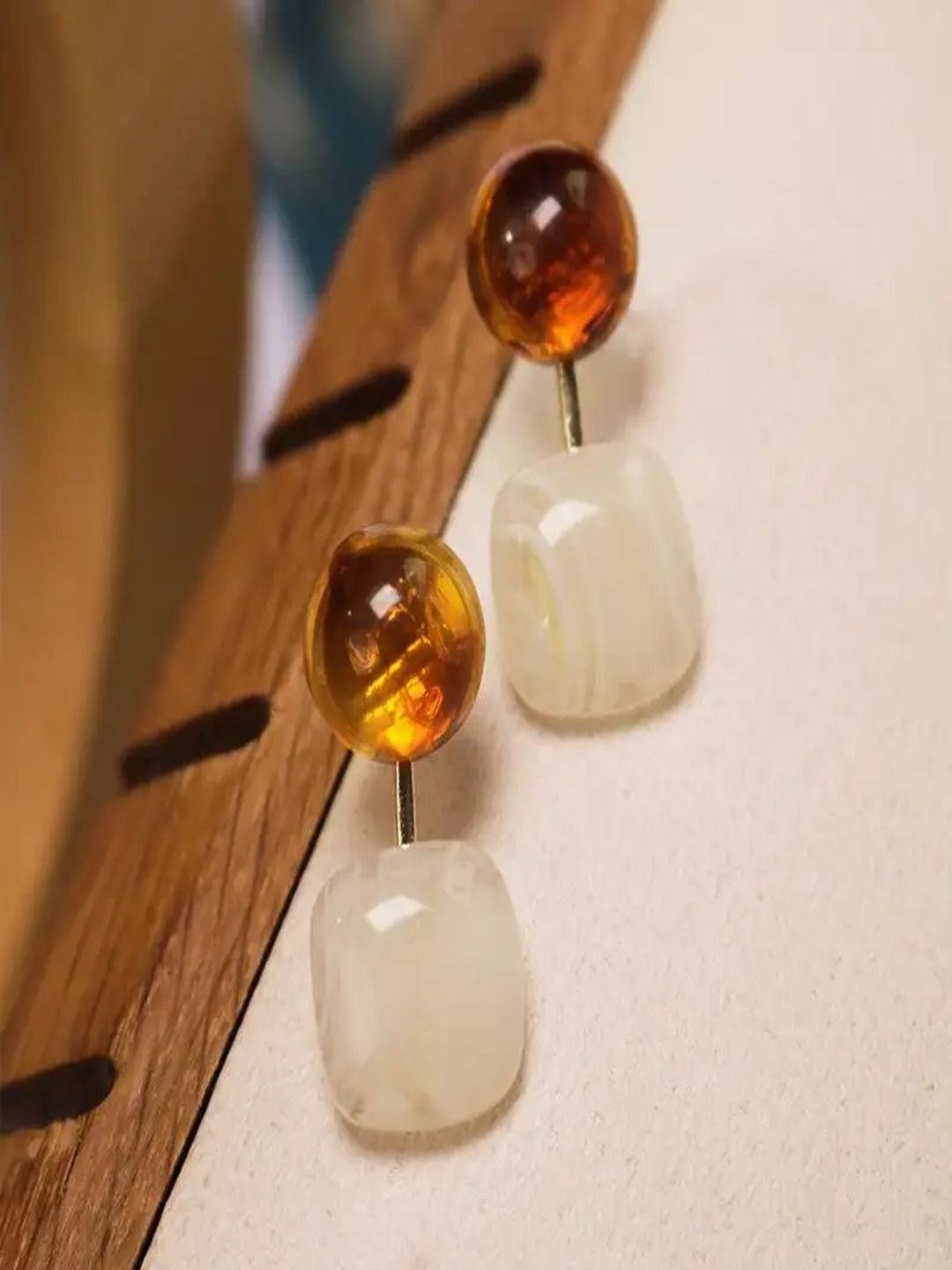 

DressBerry Contemporary Drop Earrings, Yellow