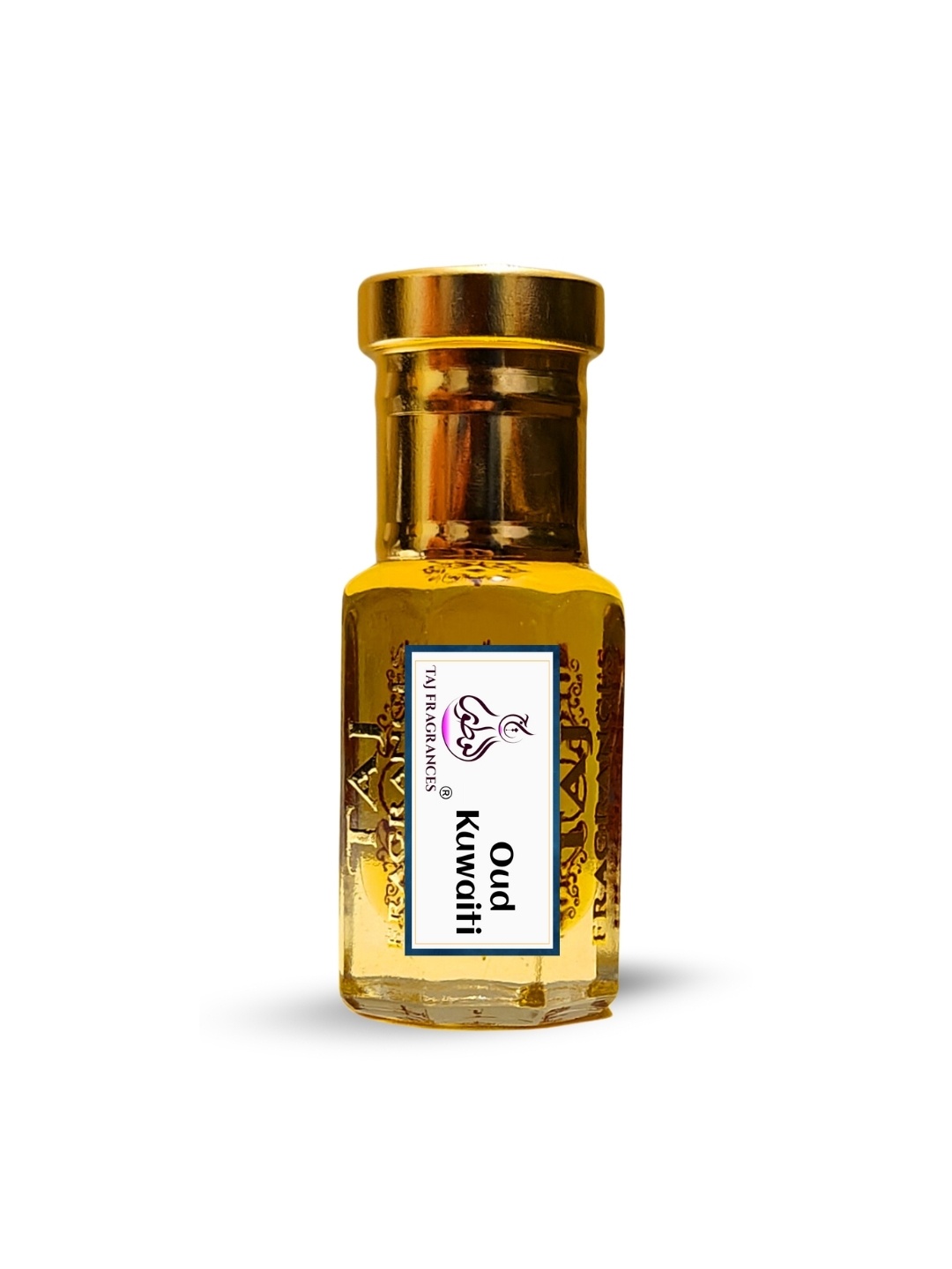 

Taj Fragrances Oud Kuwaiti Long Lasting & Non Alcoholic Attar - 6 ml, Gold