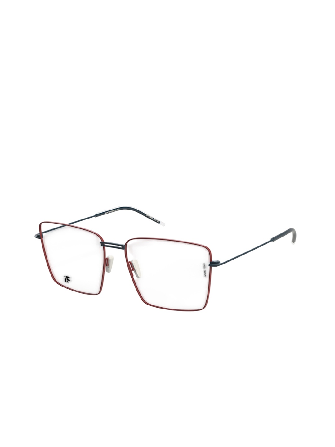 

INTENSE FOCUS Men Square Sunglasses, Transparent