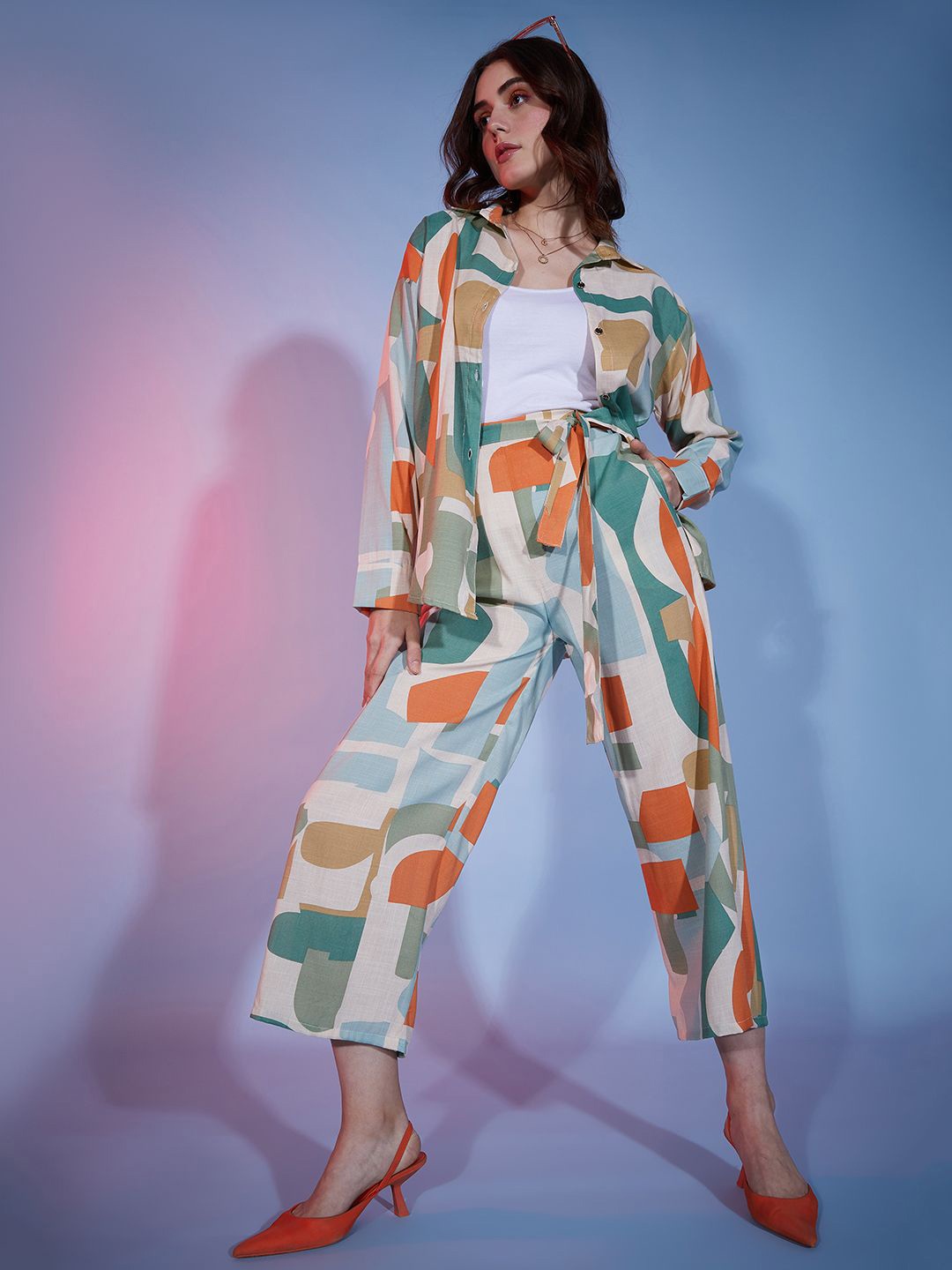 

DIMPY GARMENTS Print Fit & Flare Maxi Dress, Multi