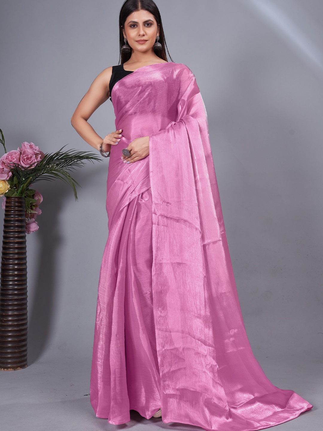 

LeeliPeeri Designer Art Silk Saree, Pink