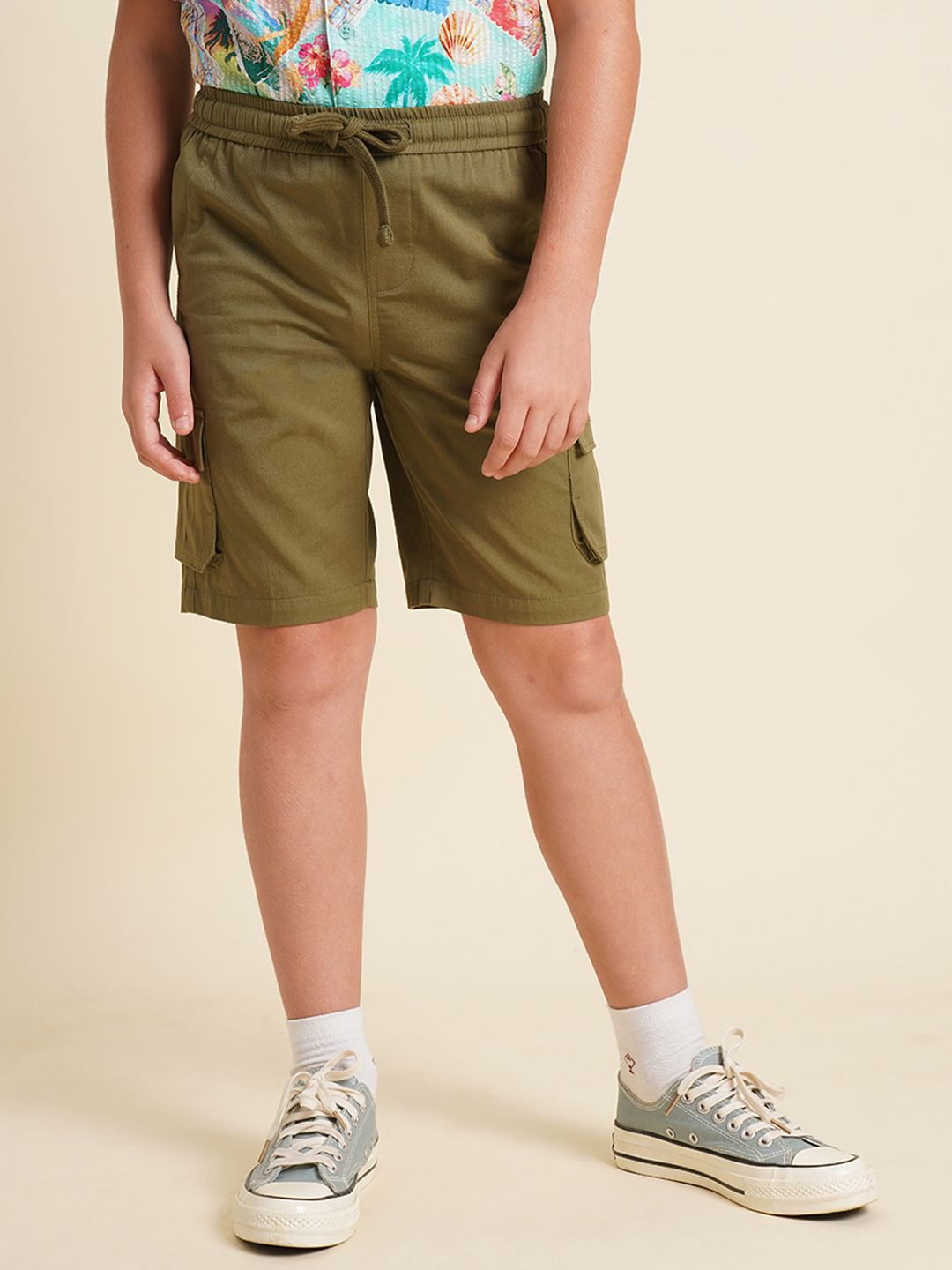 

Jack & Jones Junior Boys Cargo Shorts, Olive