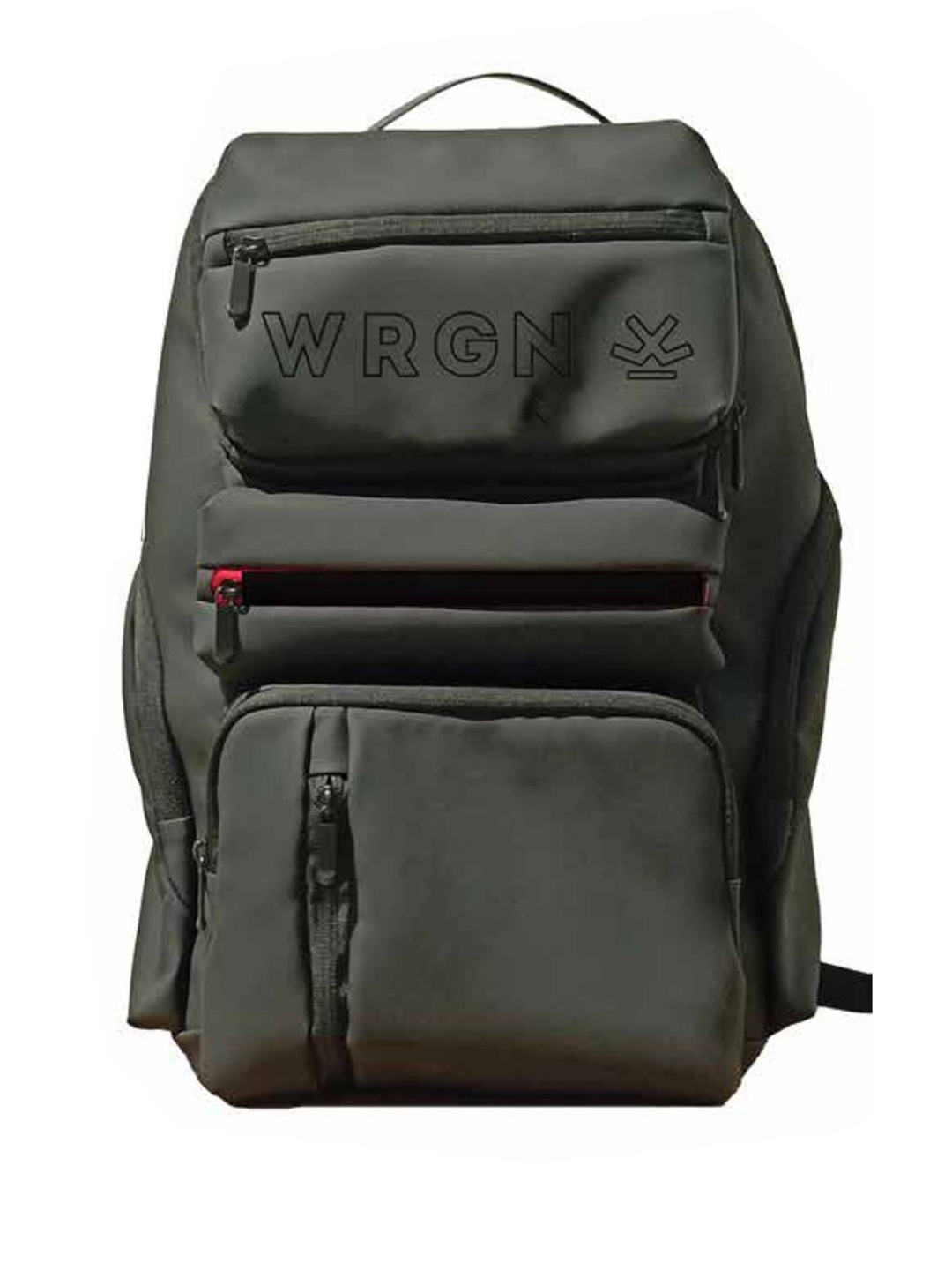 

WROGN Unisex Water Resistant Backpack, Black