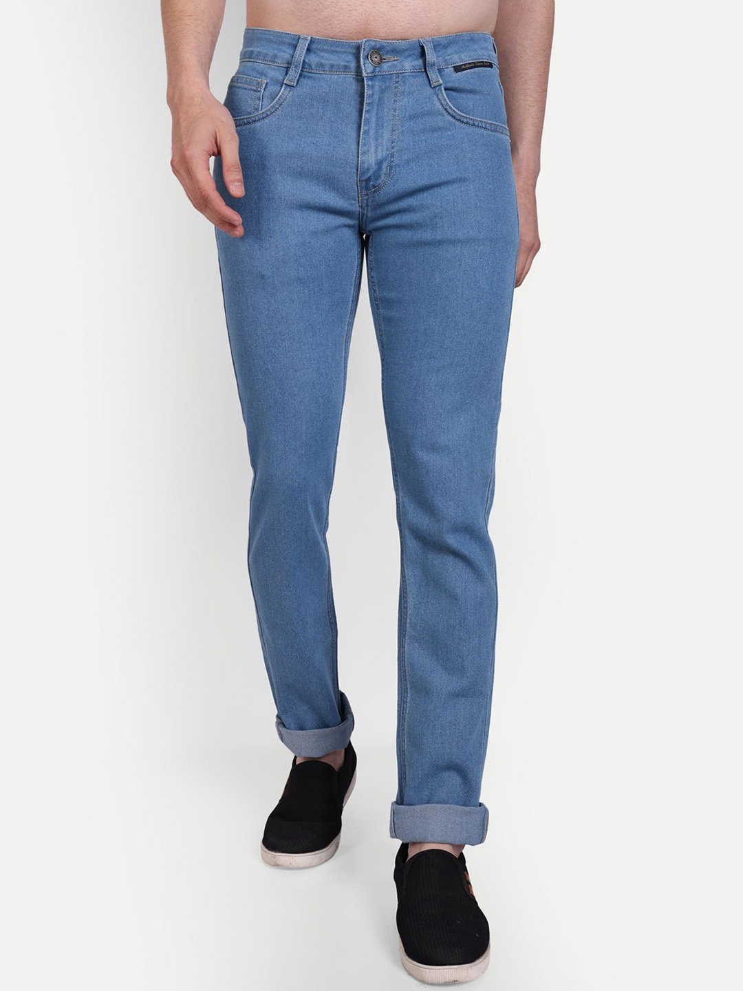 

MEGHZ Men Micheal Slim Fit Stretchable Jeans, Blue