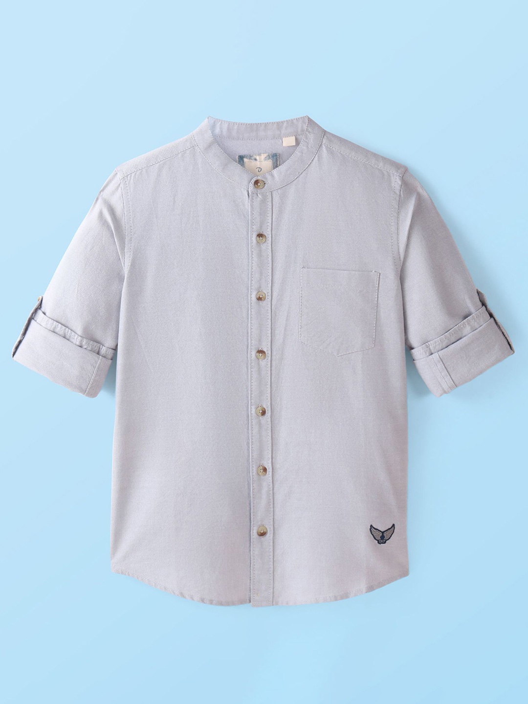 

Infinity Boys Opaque Casual Shirt, Grey