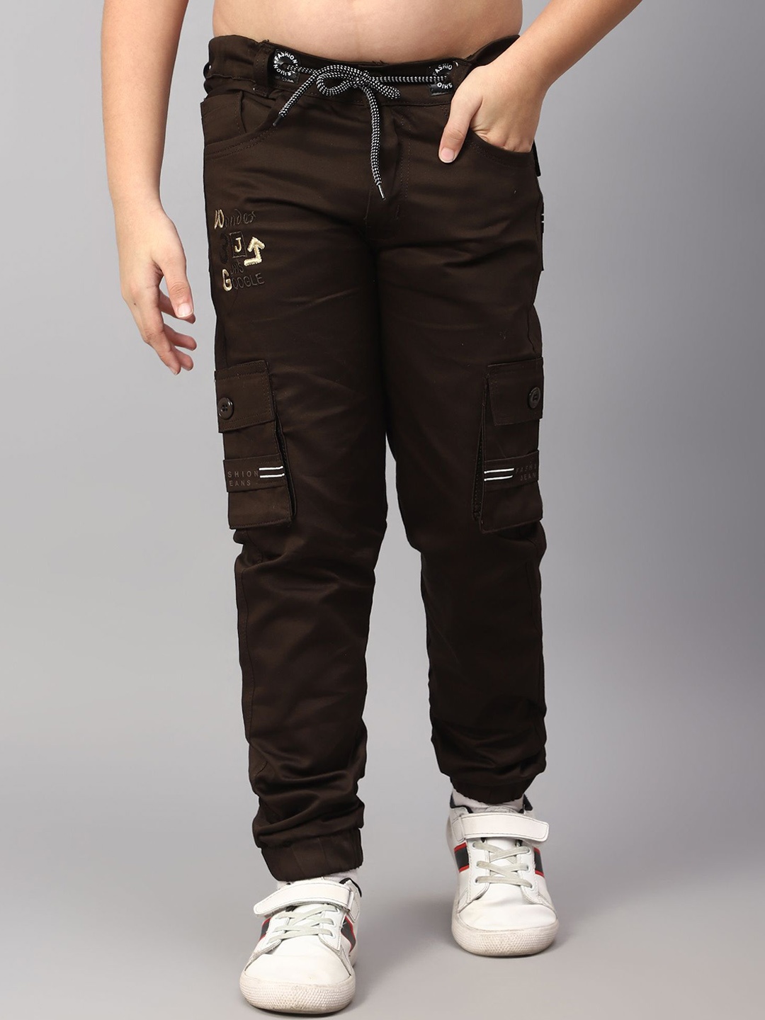 

Killer Boys Jogger Low Distress Jeans, Brown