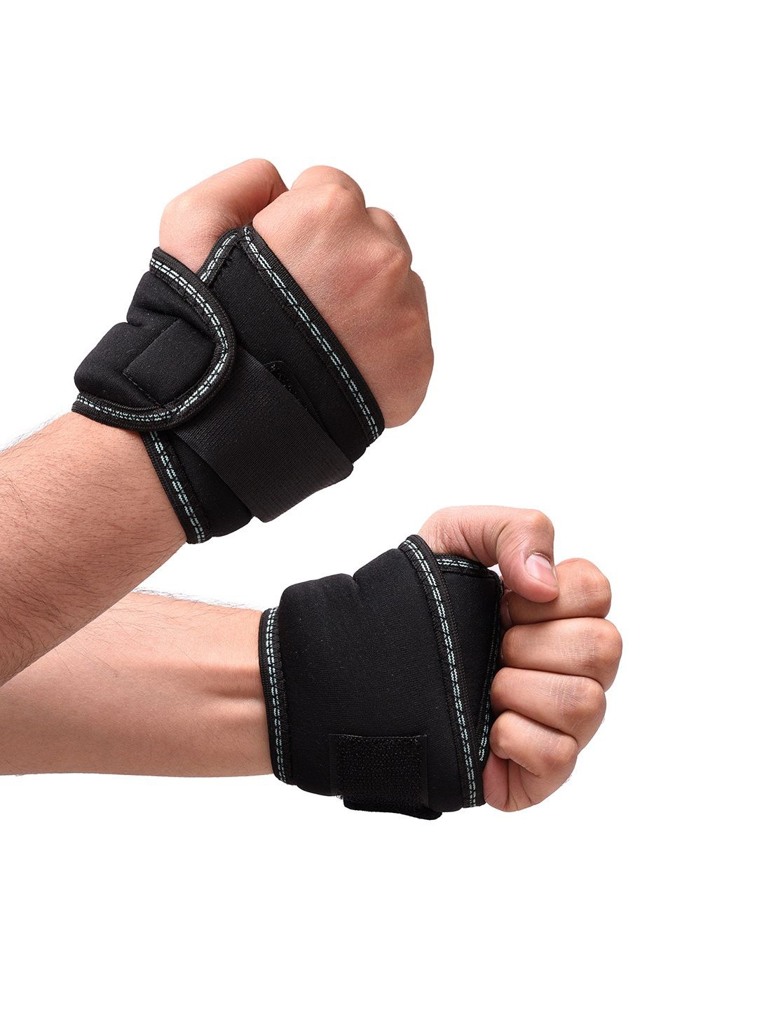 

Kuber Industries Wrist Brace With Thumb Loop Sports Accessories, Black