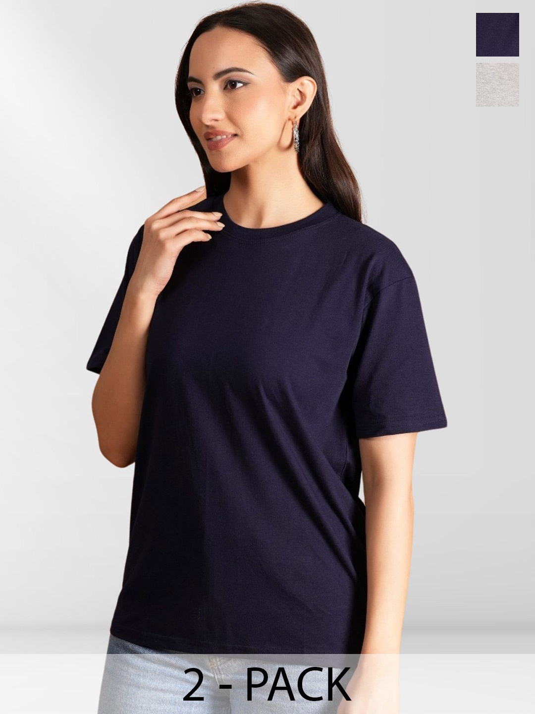 

Metronaut Women 2 Printed Pockets T-shirt, Multi