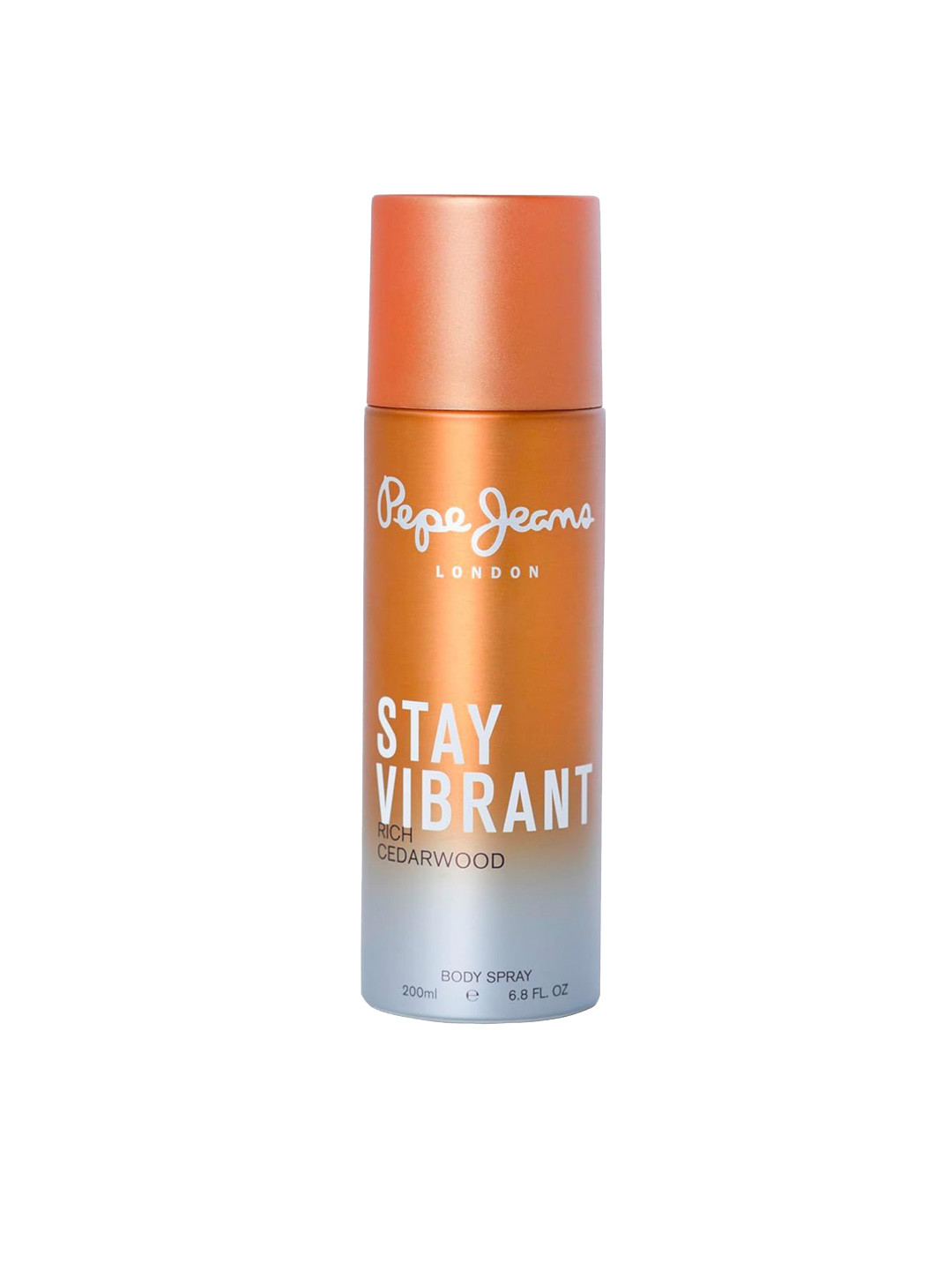

Pepe Jeans Men Stay Vibrant Body Spray Deodorant - 200 ml, Orange