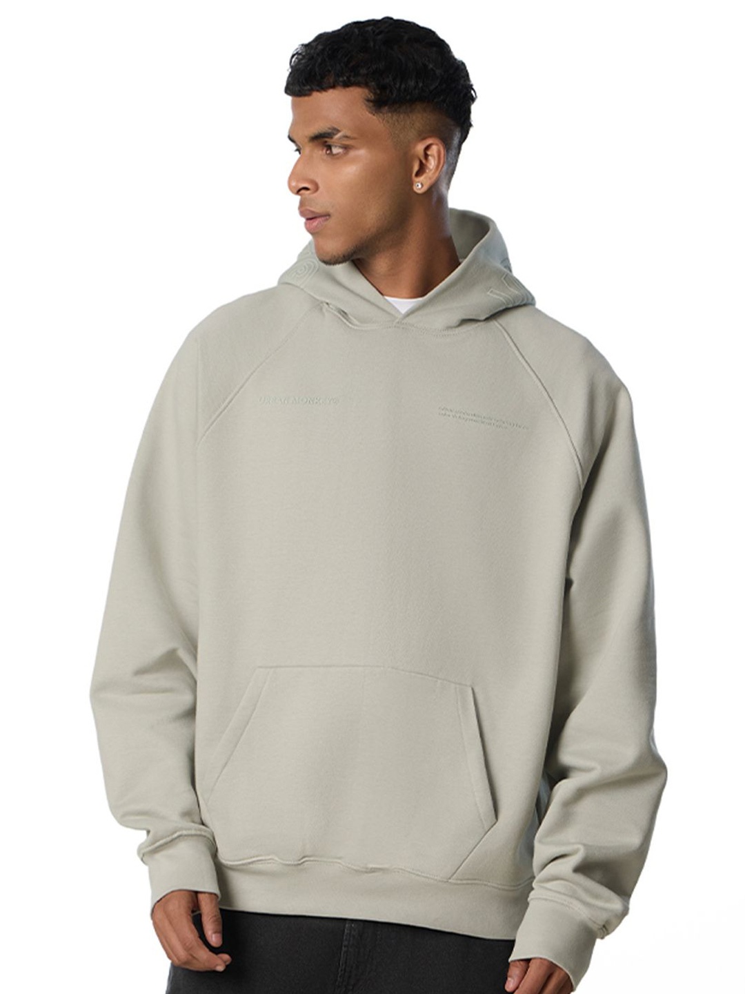 

Urban Monkey Unisex Hooded Sweatshirt, Grey