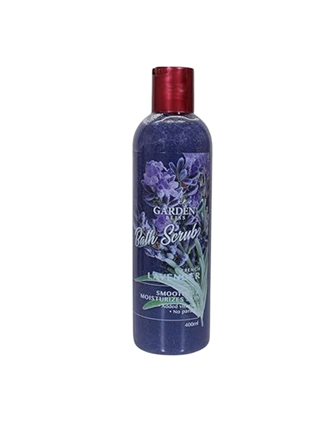 

Garden Bliss French Lavender Vitamin E Bath Scrub For Moisturizing - 400 ml, Blue