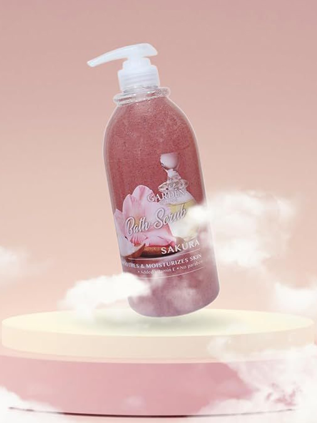 

Garden Bliss Sakura Moisturizing Bath Scrub With Blackheads and Whiteheads - 1000 ml, Peach