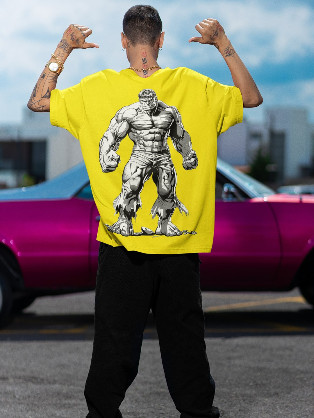 

Edyssa Men Printed T-shirt, Yellow