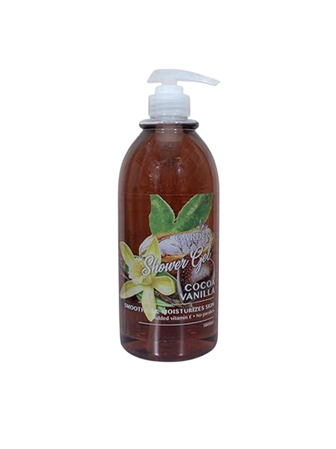 

Garden Bliss Cocoa & Vanilla Vitamin E Shower Gel For Moisturizing - 1000 ml, Brown