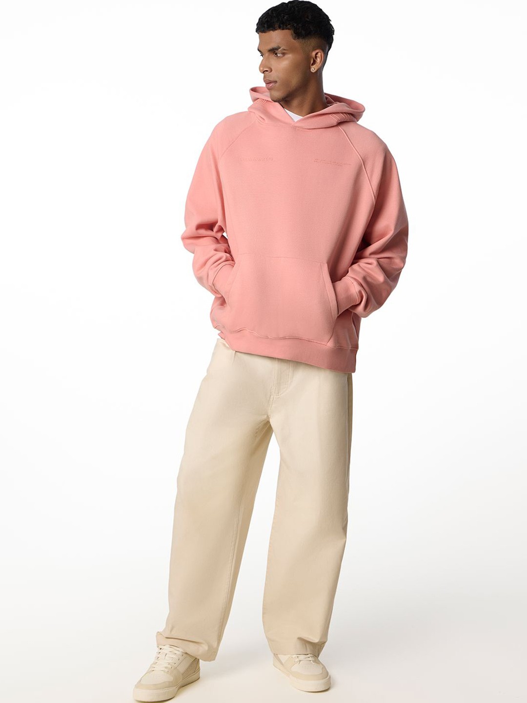 

Urban Monkey Unisex Hooded Sweatshirt, Peach