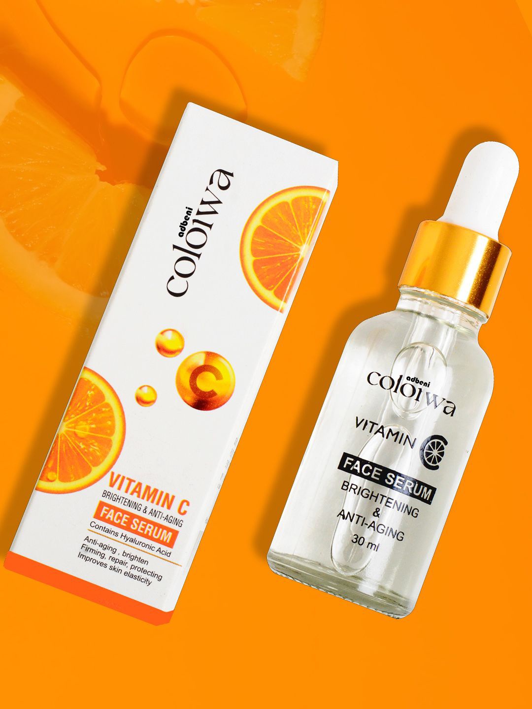 

Adbeni Colorwa Vitamin C Face Serum For Brightening & Anti-Aging -30 ml, Transparent