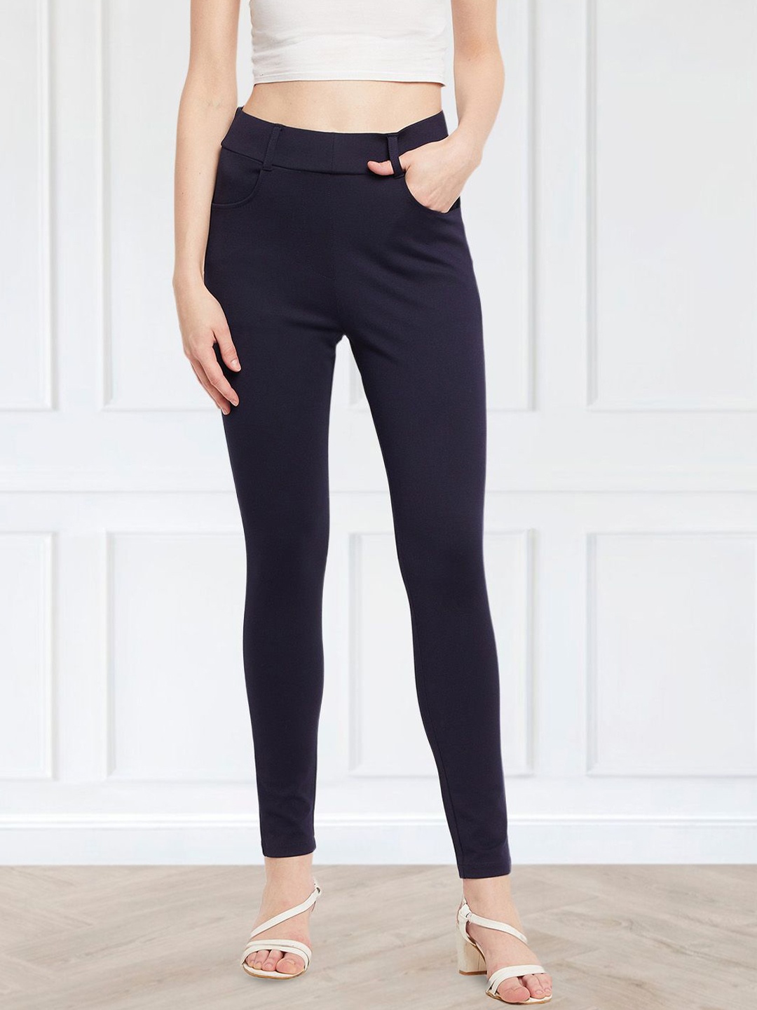 

Moda Rapido Women Jeggings, Navy blue