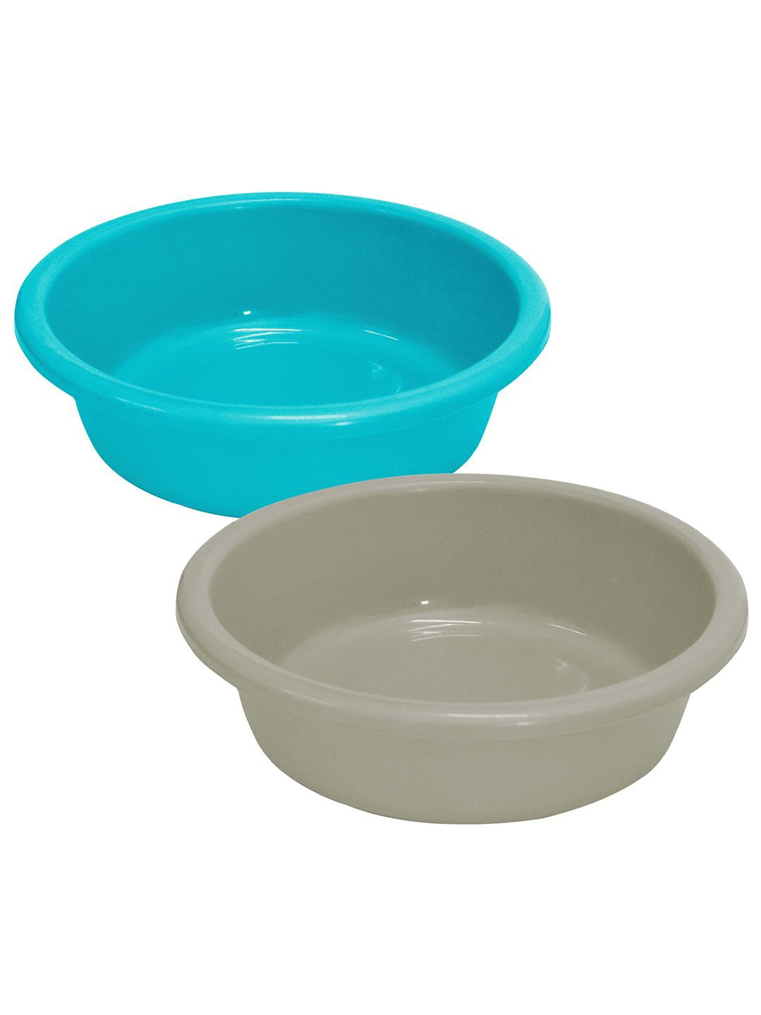 

Kuber Industries Blue & Grey 2 Pieces Knead Dough Baskets 6L