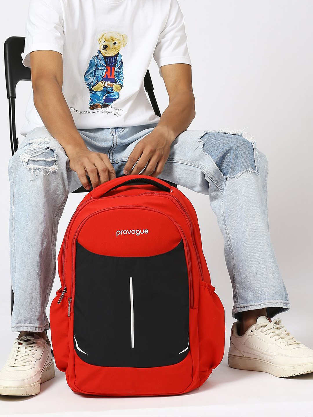 

Provogue Unisex Backpack, Red
