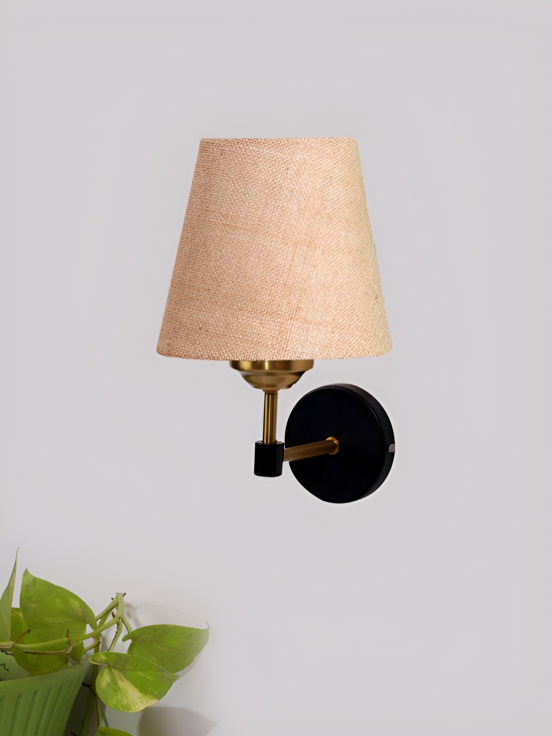

Devansh Beige & Black Metal Cylinder Shaped Wall Lamp
