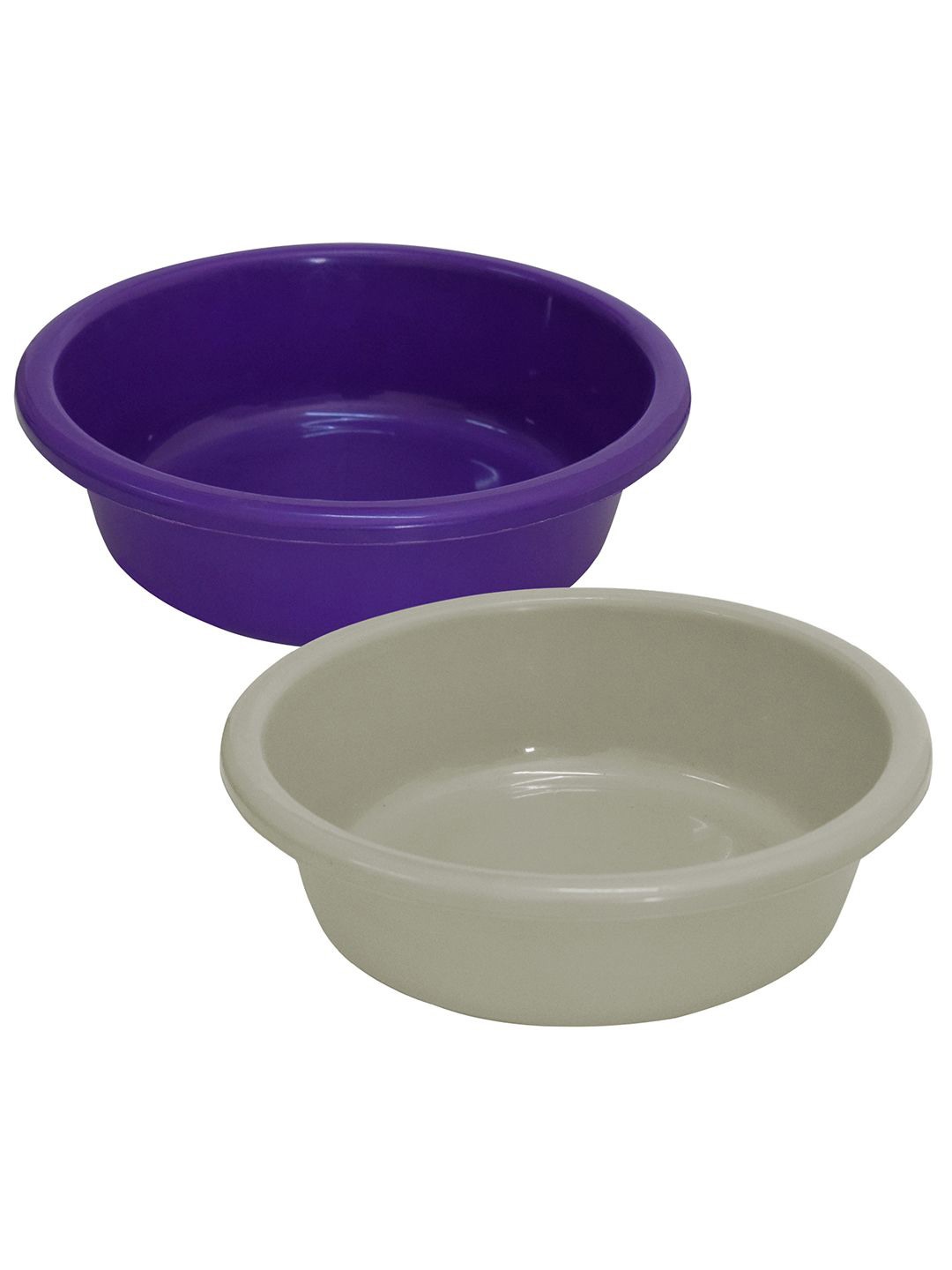 

Kuber Industries Purple & Grey 2 Pieces Knead Dough Baskets 6L